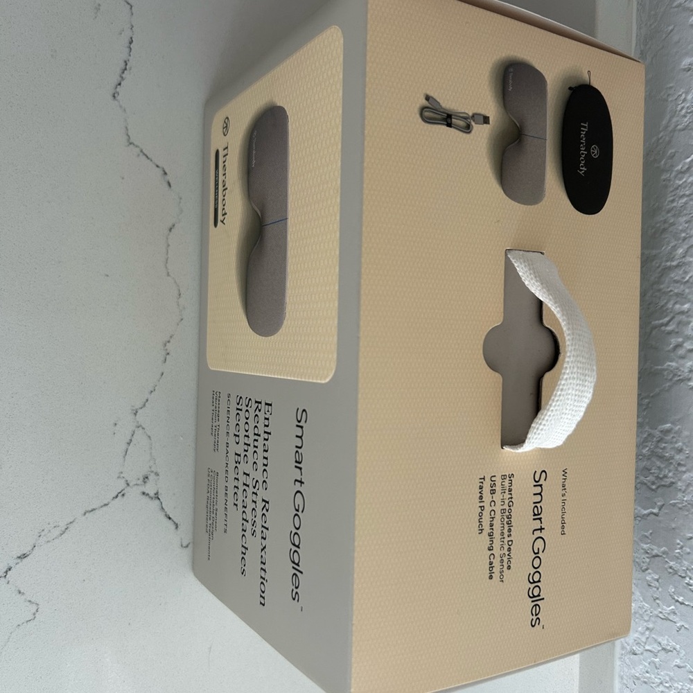 Therabody SmartGoggles Gray VR Eye Mask (New with Box, never opened) - Picture 6 of 8